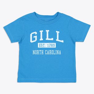 Gill North Carolina Classic Established Toddler T-Shirt