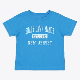 Shady Lawn Manor New Jersey Classic Established Toddler T-Shirt