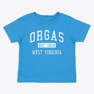 Orgas West Virginia Classic Established Toddler T-Shirt