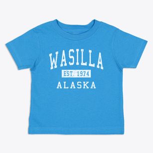 Wasilla Alaska Classic Established Toddler T-Shirt