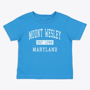 Mount Wesley Maryland Classic Established Toddler T-Shirt