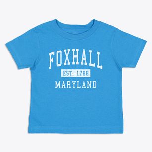 Foxhall Maryland Classic Established Toddler T-Shirt