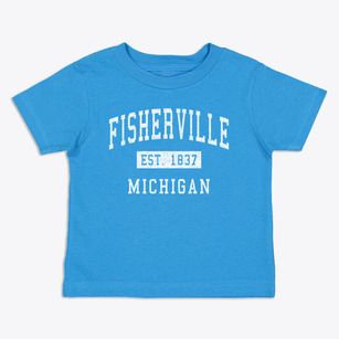 Fisherville Michigan Classic Established Toddler T-Shirt