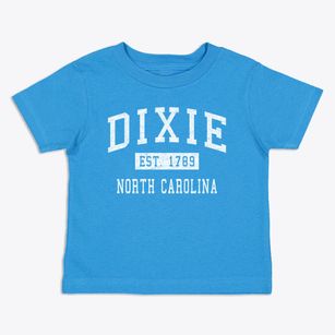Dixie North Carolina Classic Established Toddler T-Shirt