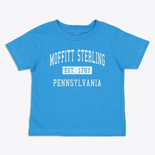 Moffitt Sterling Pennsylvania Classic Established Toddler T-Shirt