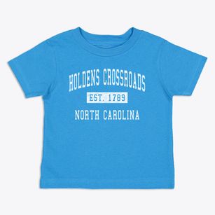 Holdens Crossroads North Carolina Classic Established Toddler T-Shirt