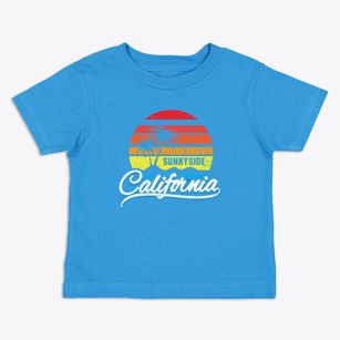 Sunnyside California Palm Tree Sunset Toddler T-Shirt