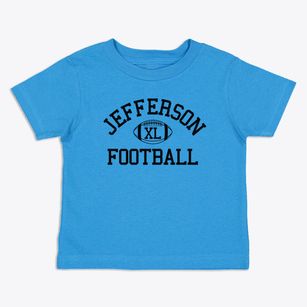Jefferson High School Classic Football Toddler T-Shirt