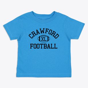 Crawford High School Classic Football Toddler T-Shirt