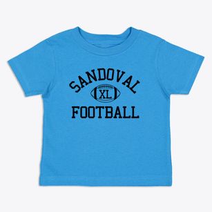 Sandoval Senior High School Classic Football Toddler T-Shirt