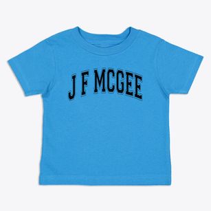 J F Mcgee Elementary School Varsity Arch Toddler T-Shirt