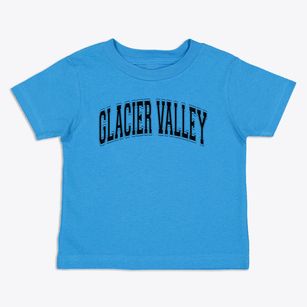 Glacier Valley Elementary School Varsity Arch Toddler T-Shirt