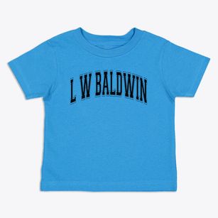L W Baldwin Elementary School Varsity Arch Toddler T-Shirt