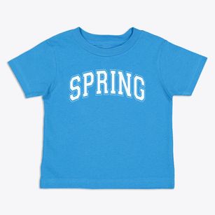 Spring Bilingual Montessori Academy Varsity Arch Toddler T-Shirt