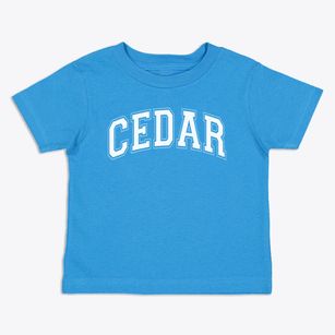 Cedar Elementary School Varsity Arch Toddler T-Shirt