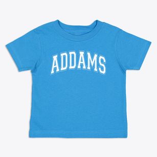 Addams Middle School Varsity Arch Toddler T-Shirt