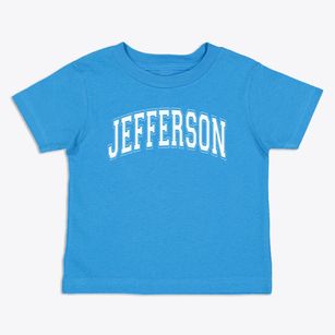 Jefferson Elementary School Varsity Arch Toddler T-Shirt