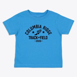 Columbia Ridge Baptist Academy Track and Field Toddler T-Shirt