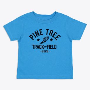 Pine Tree Elementary School Track and Field Toddler T-Shirt