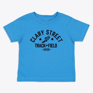 Clary Street Learning Center Track and Field Toddler T-Shirt