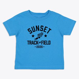 Sunset Elementary School Track and Field Toddler T-Shirt