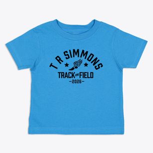 T R Simmons Elementary School Track and Field Toddler T-Shirt