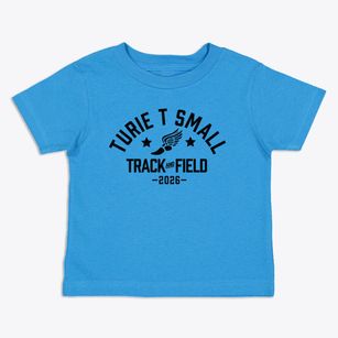 Turie T Small Elementary School Track and Field Toddler T-Shirt