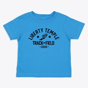 Liberty Temple Full Gospel Academy Track and Field Toddler T-Shirt