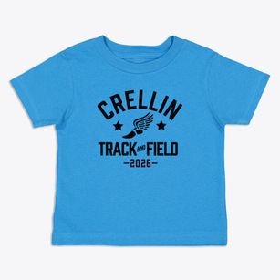 Crellin Elementary School Track and Field Toddler T-Shirt
