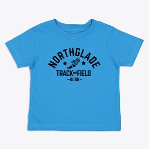 Northglade Montessori School Track and Field Toddler T-Shirt