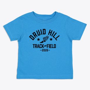 Druid Hill Elementary School Track and Field Toddler T-Shirt