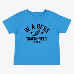 W A Bess Elementary School Track and Field Toddler T-Shirt