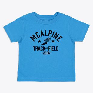 Mcalpine Elementary School Track and Field Toddler T-Shirt