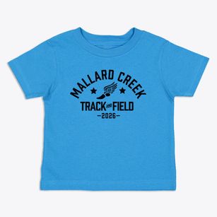 Mallard Creek Elementary School Track and Field Toddler T-Shirt