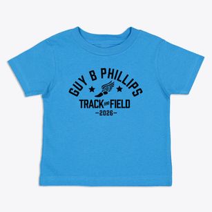 Guy B Phillips Middle School Track and Field Toddler T-Shirt