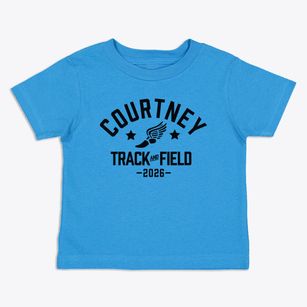 Courtney Elementary School Track and Field Toddler T-Shirt