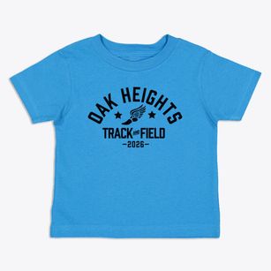 Oak Heights Elementary School Track and Field Toddler T-Shirt