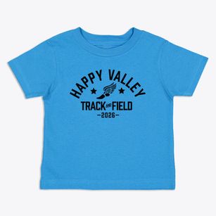 Happy Valley Elementary School Track and Field Toddler T-Shirt