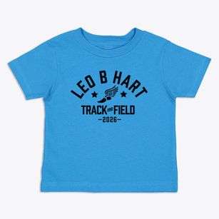 Leo B Hart Elementary School Track and Field Toddler T-Shirt