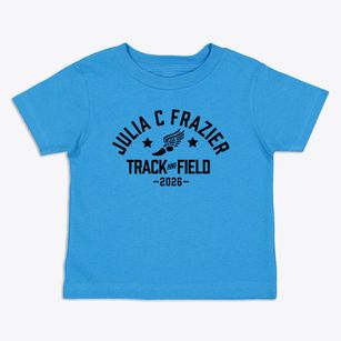 Julia C Frazier Elementary School Track and Field Toddler T-Shirt