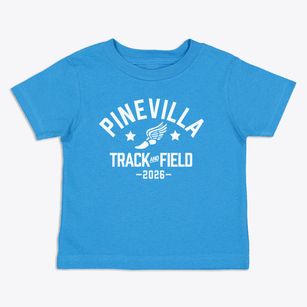 Pinevilla Elementary School Track and Field Toddler T-Shirt