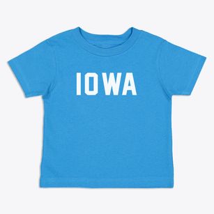  Iowa Block Letter Toddler T-Shirt