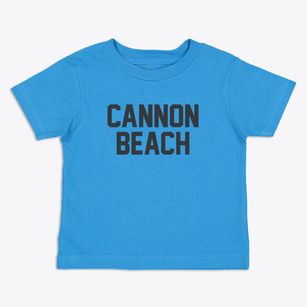 Cannon Beach Oregon Classic Block Toddler T-Shirt