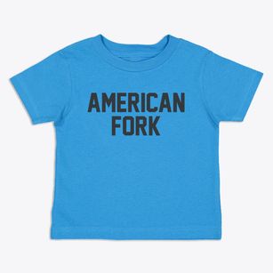 American Fork Utah Classic Block Toddler T-Shirt