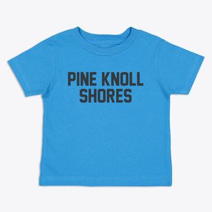 Pine Knoll Shores North Carolina Classic Block Toddler T-Shirt