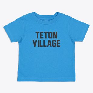 Teton Village Wyoming Classic Block Toddler T-Shirt