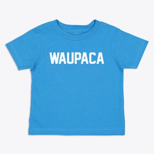 Waupaca Wisconsin Classic Block Toddler T-Shirt