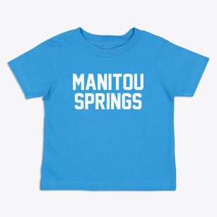 Manitou Springs Colorado Classic Block Toddler T-Shirt