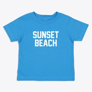 Sunset Beach North Carolina Classic Block Toddler T-Shirt