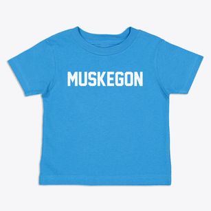 Muskegon Michigan Classic Block Toddler T-Shirt
